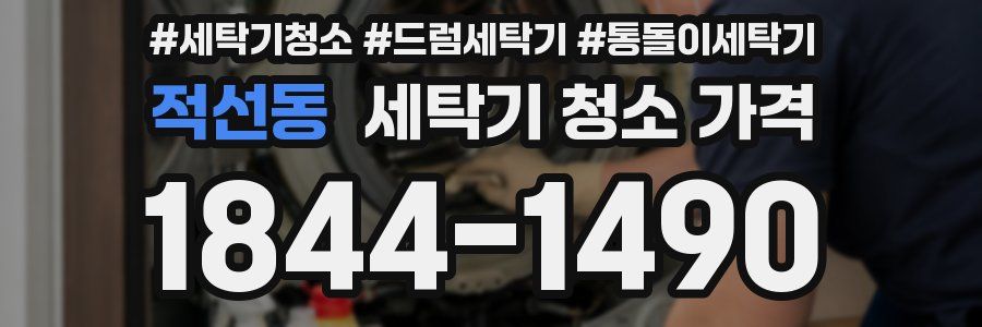 적선동 세탁기 청소 가격