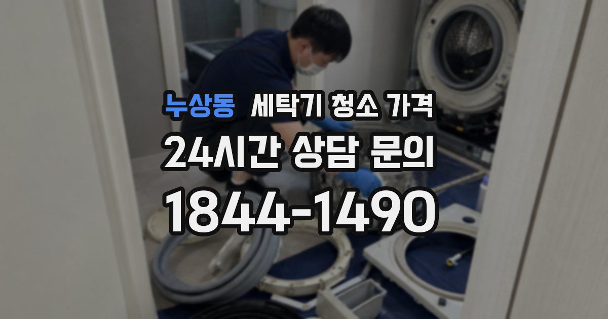 누상동 세탁기 청소 가격
