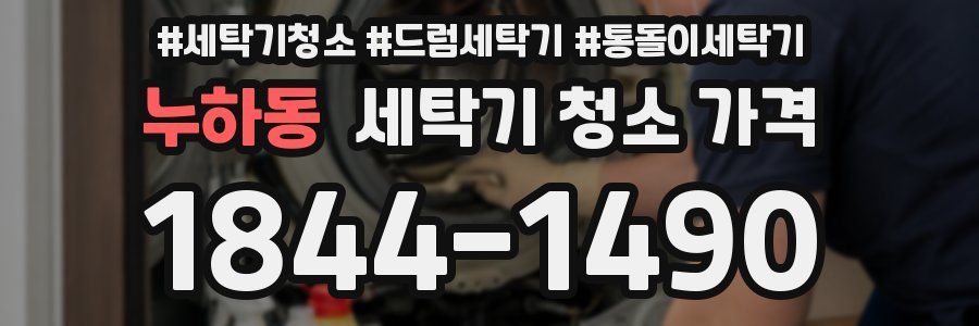 누하동 세탁기 청소 가격