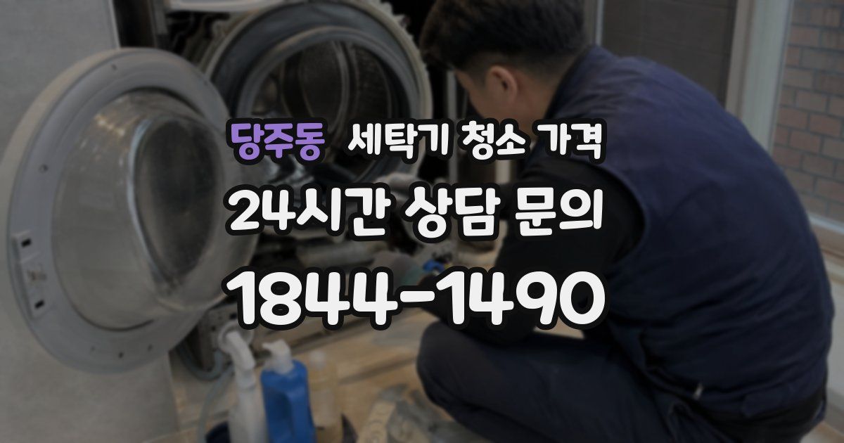 당주동 세탁기 청소 가격