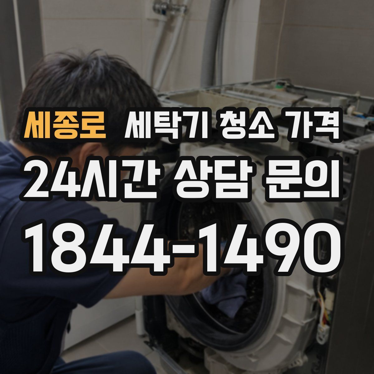 세종로 세탁기 청소 가격