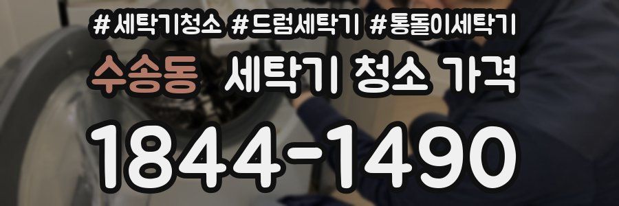 수송동 세탁기 청소 가격