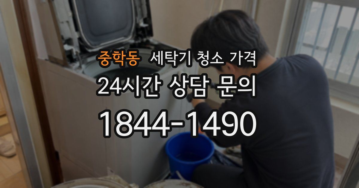 중학동 세탁기 청소 가격