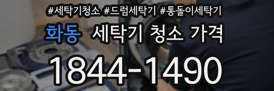 화동 세탁기 청소 가격