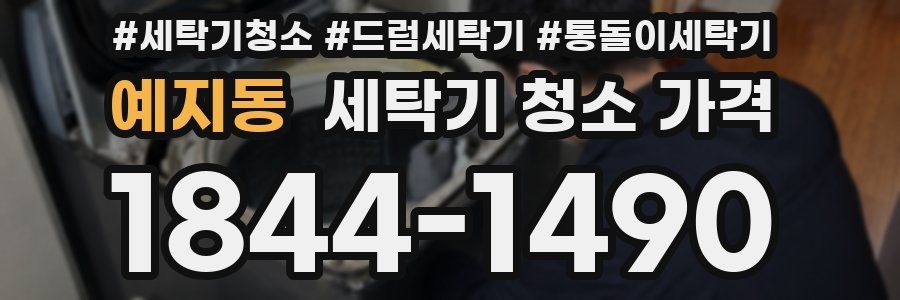 예지동 세탁기 청소 가격
