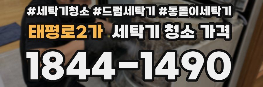 태평로2가 세탁기 청소 가격