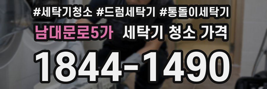 남대문로5가 세탁기 청소 가격