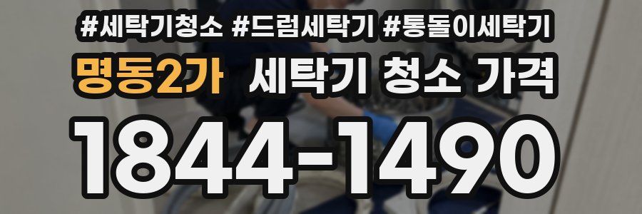 명동2가 세탁기 청소 가격