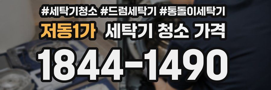 저동1가 세탁기 청소 가격