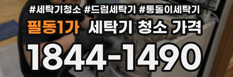 필동1가 세탁기 청소 가격