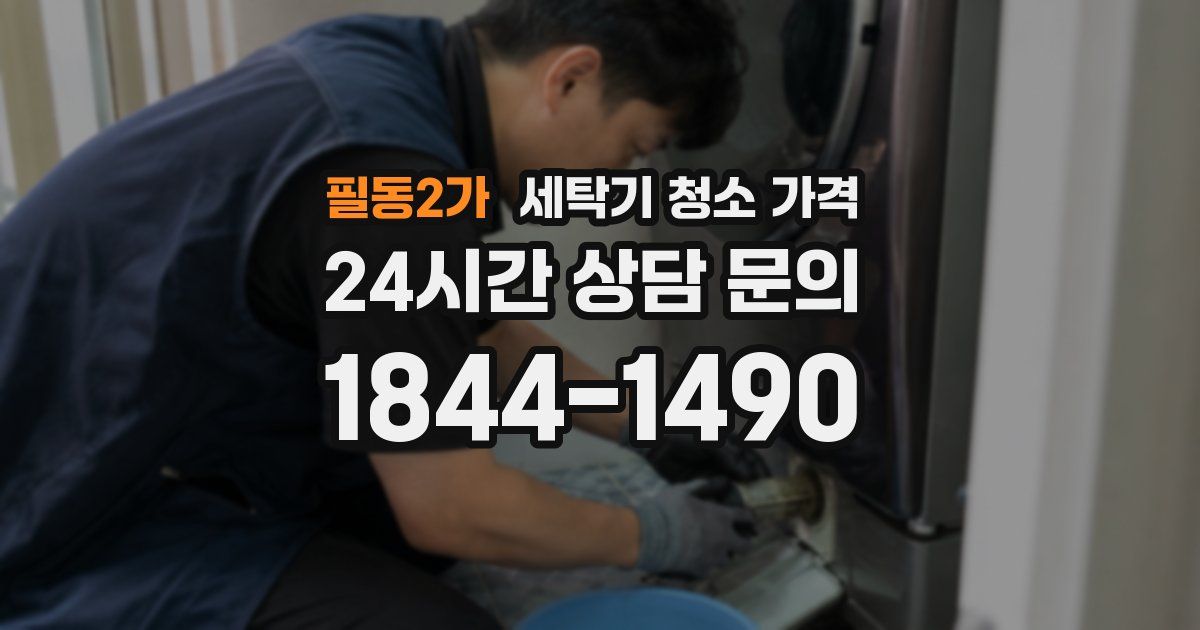 필동2가 세탁기 청소 가격