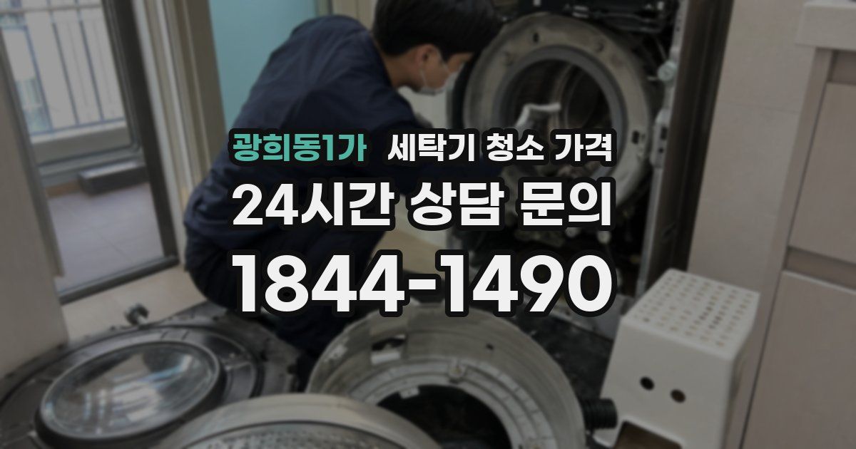 광희동1가 세탁기 청소 가격