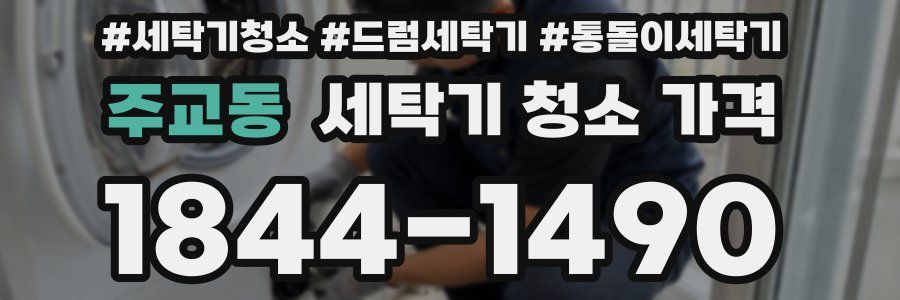 주교동 세탁기 청소 가격