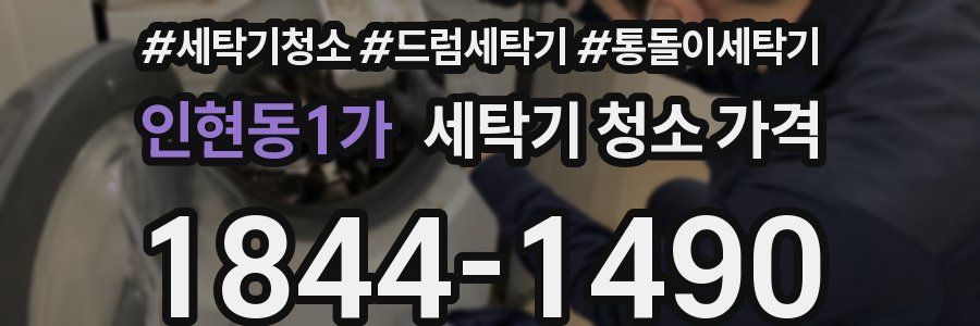 인현동1가 세탁기 청소 가격