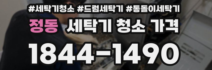 정동 세탁기 청소 가격
