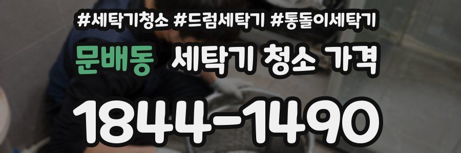 문배동 세탁기 청소 가격
