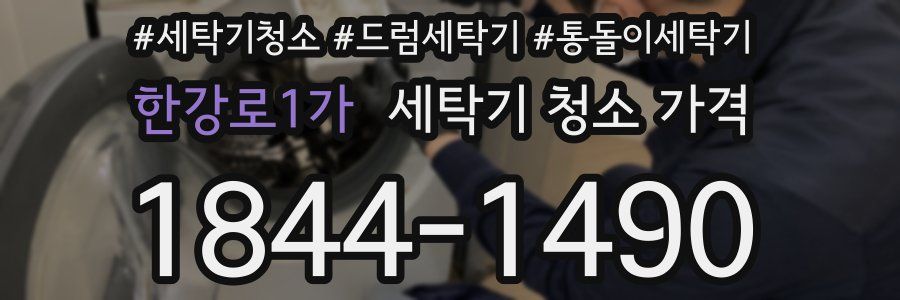 한강로1가 세탁기 청소 가격