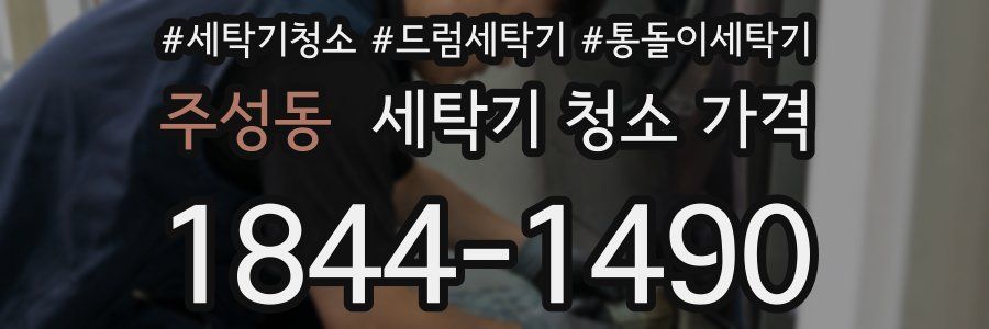 주성동 세탁기 청소 가격