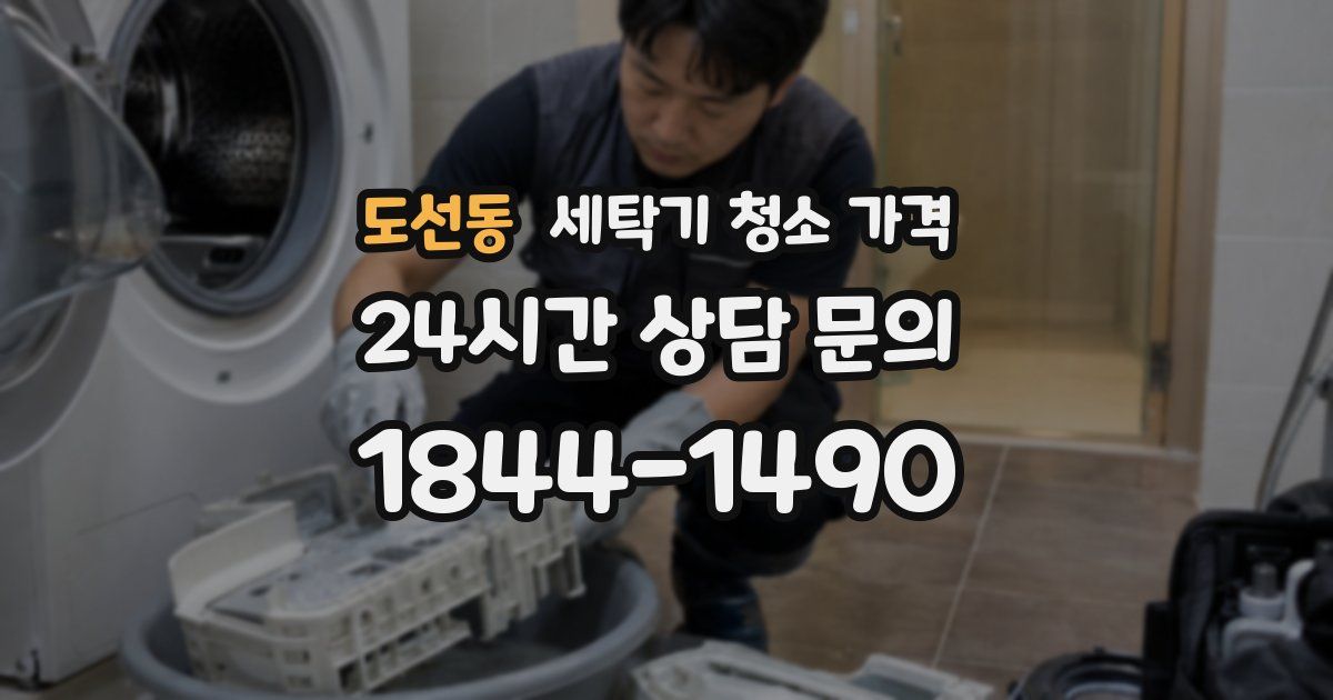 도선동 세탁기 청소 가격