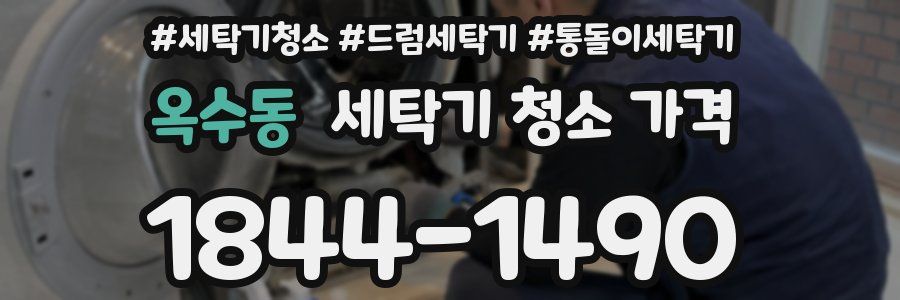 옥수동 세탁기 청소 가격