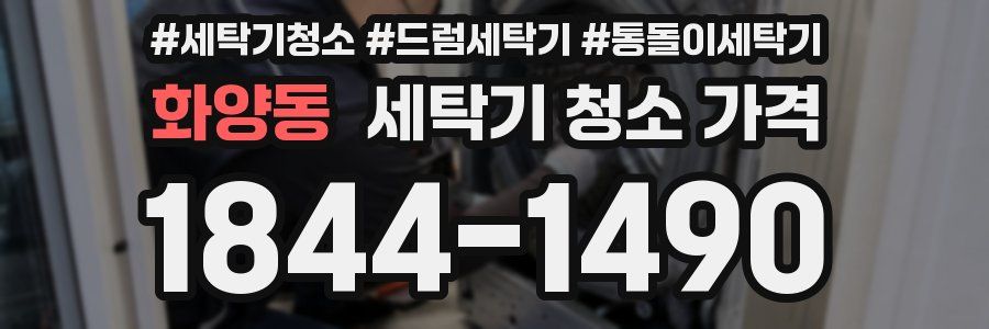 화양동 세탁기 청소 가격