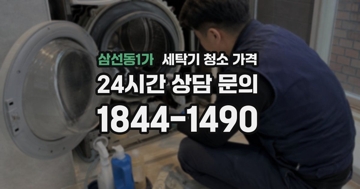 삼선동1가 세탁기 청소 가격