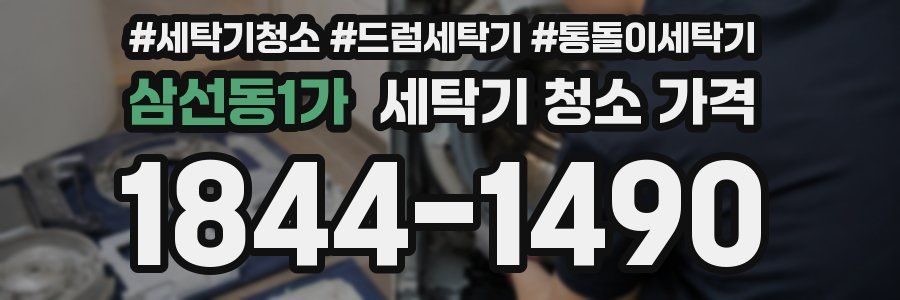 삼선동1가 세탁기 청소 가격