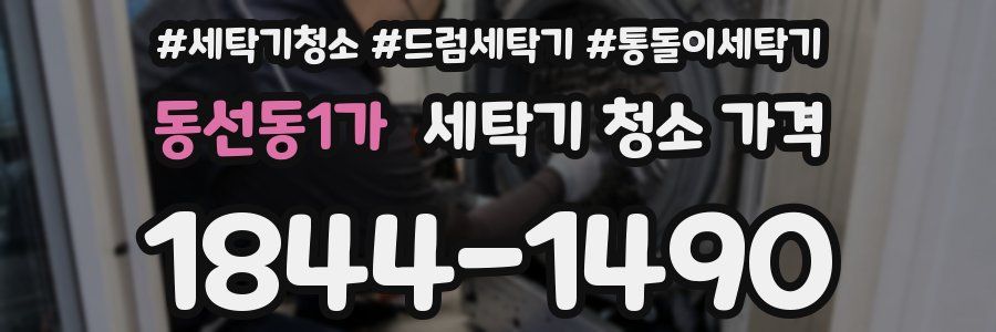 동선동1가 세탁기 청소 가격