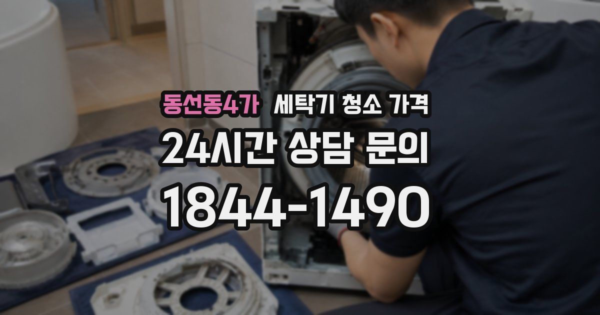 동선동4가 세탁기 청소 가격