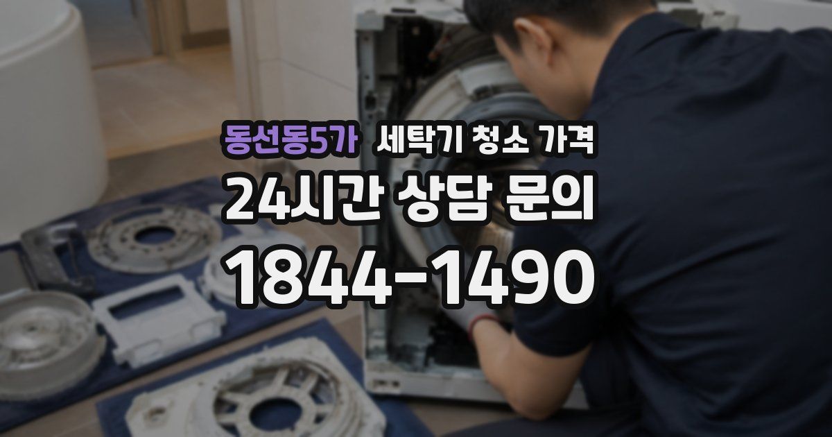 동선동5가 세탁기 청소 가격