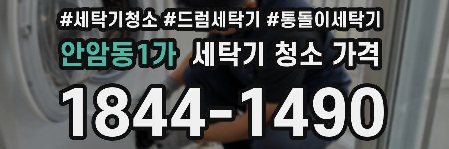 안암동1가 세탁기 청소 가격
