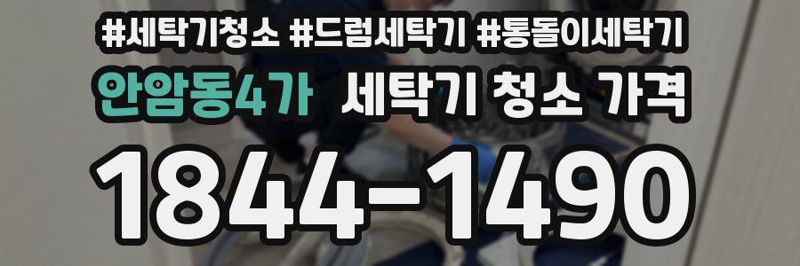 안암동4가 세탁기 청소 가격