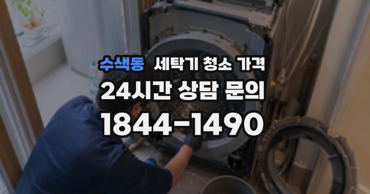 수색동 세탁기 청소 가격