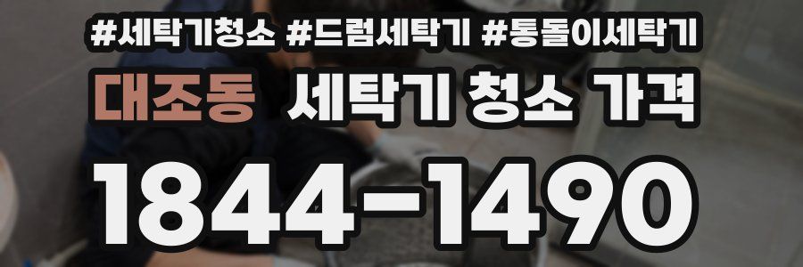 대조동 세탁기 청소 가격