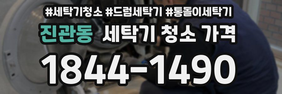 진관동 세탁기 청소 가격