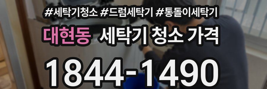 대현동 세탁기 청소 가격