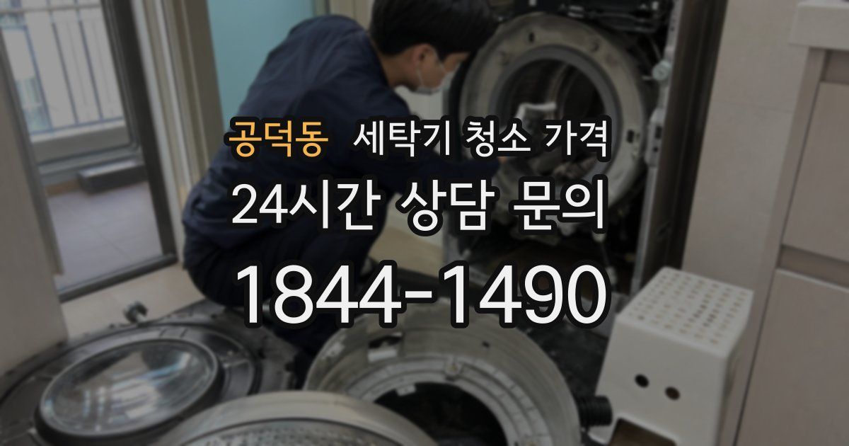 공덕동 세탁기 청소 가격