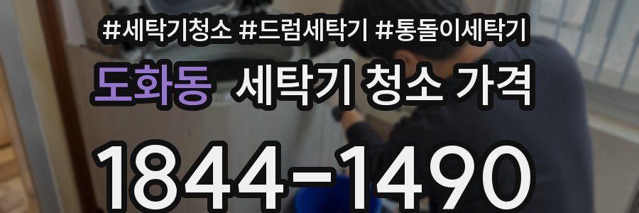 도화동 세탁기 청소 가격