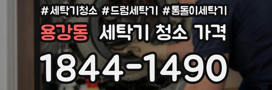 용강동 세탁기 청소 가격
