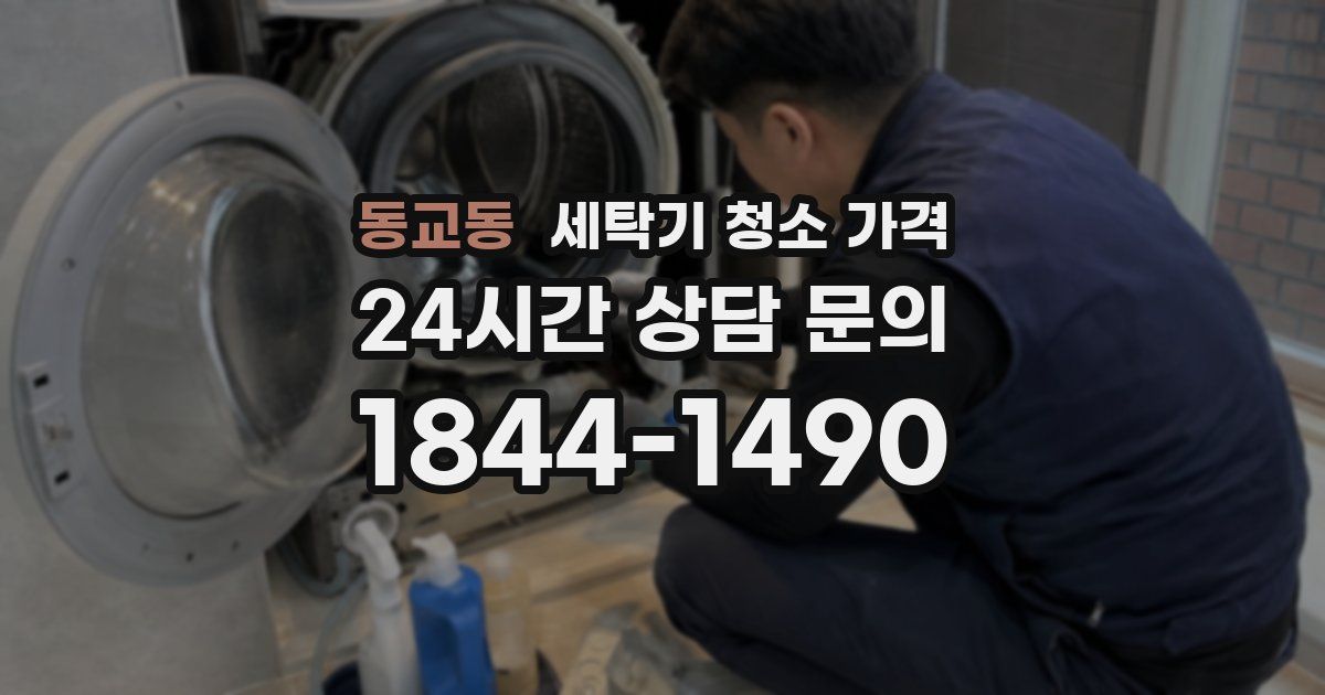 동교동 세탁기 청소 가격