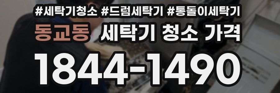 동교동 세탁기 청소 가격