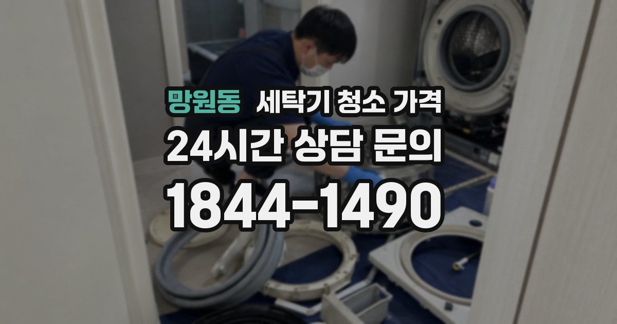 망원동 세탁기 청소 가격