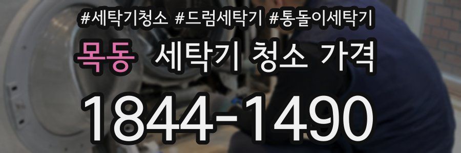 목동 세탁기 청소 가격