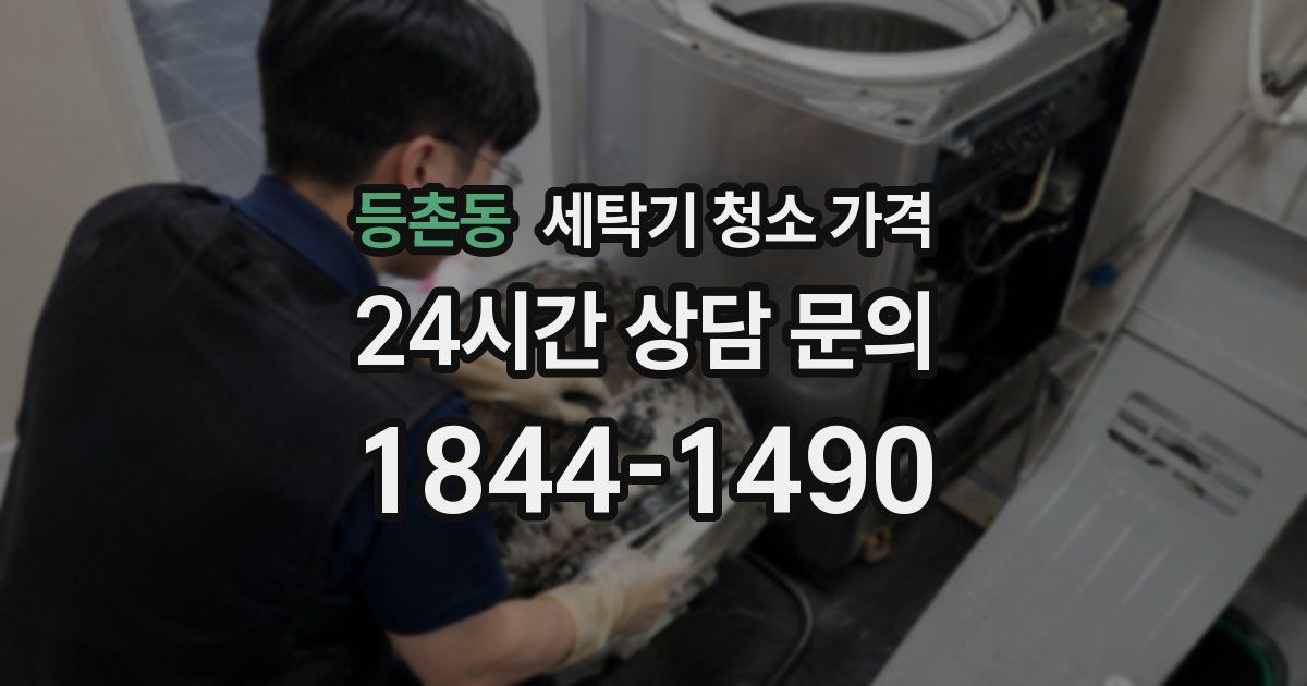 등촌동 세탁기 청소 가격