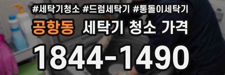 공항동 세탁기 청소 가격