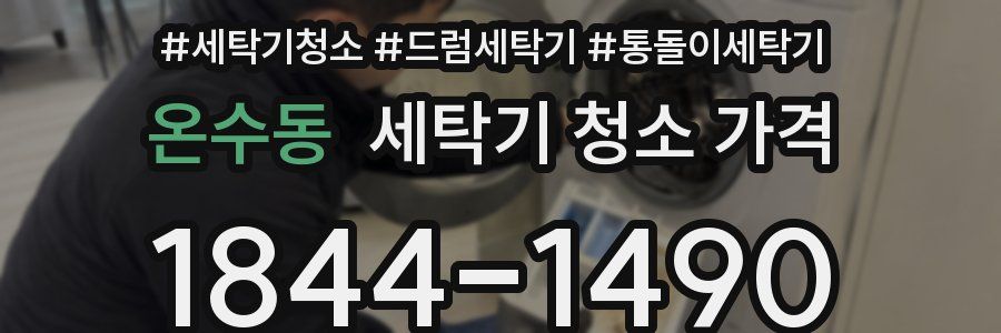 온수동 세탁기 청소 가격