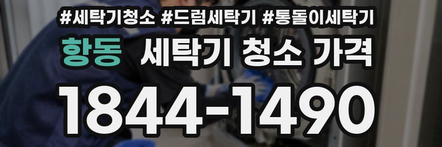 항동 세탁기 청소 가격