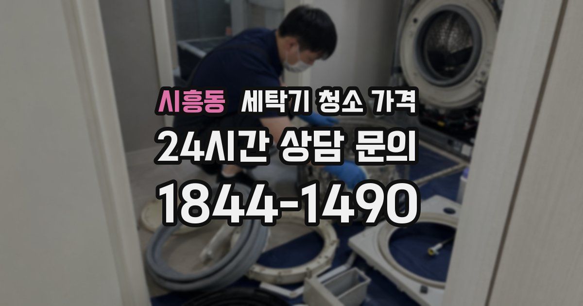 시흥동 세탁기 청소 가격