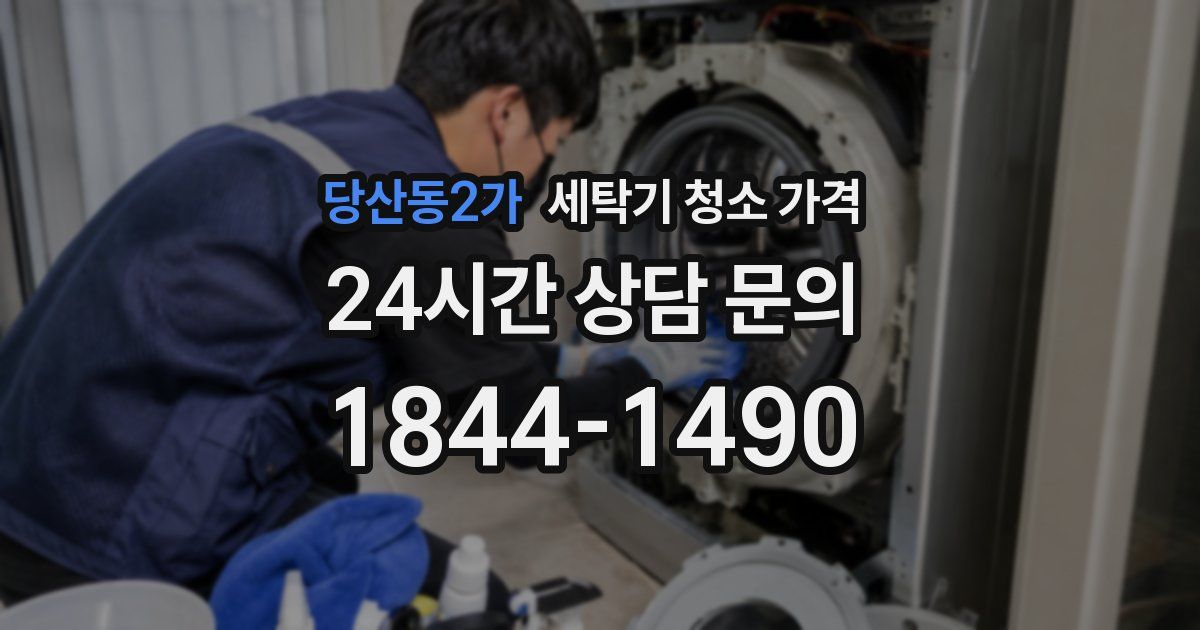 당산동2가 세탁기 청소 가격
