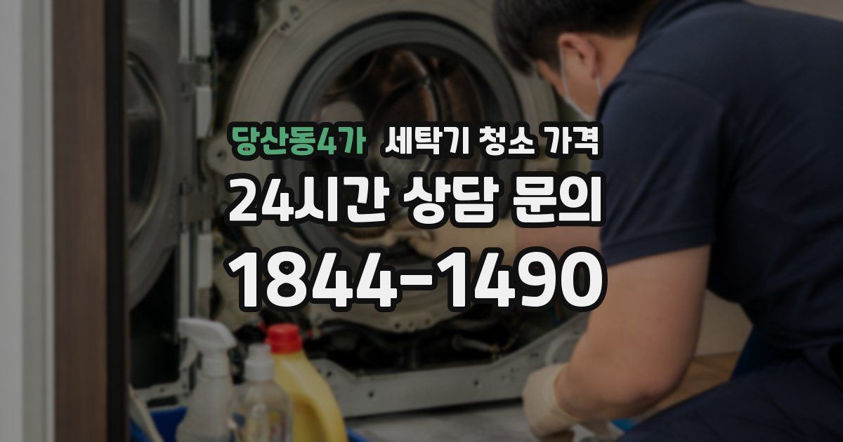 당산동4가 세탁기 청소 가격